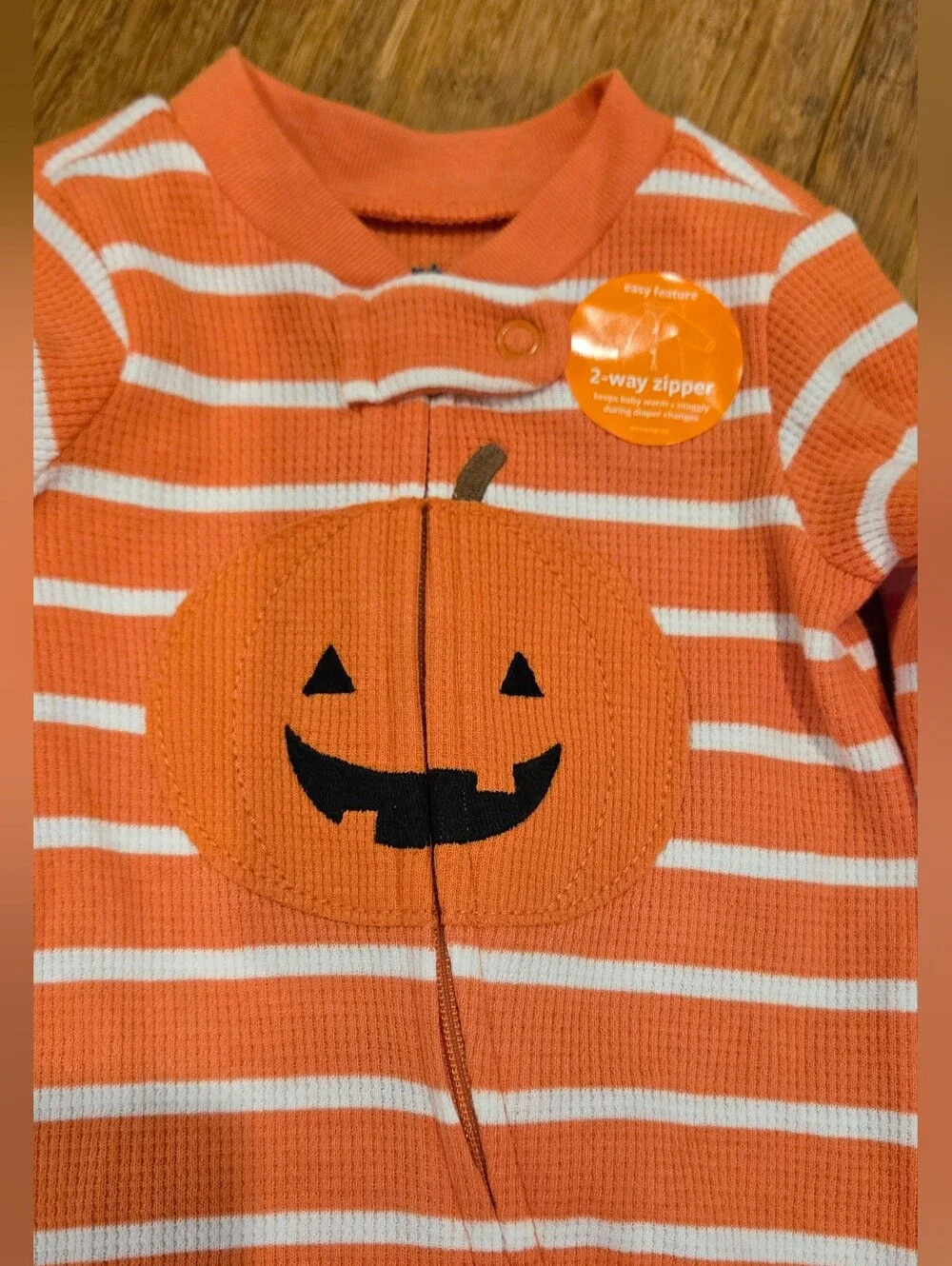 Carter's Baby Pumpkin Sleep & Play Footie With Zipper